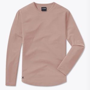 Cuts AO Long Sleeve Curve-Hem Tee | Signature-fit - Large - Brand New